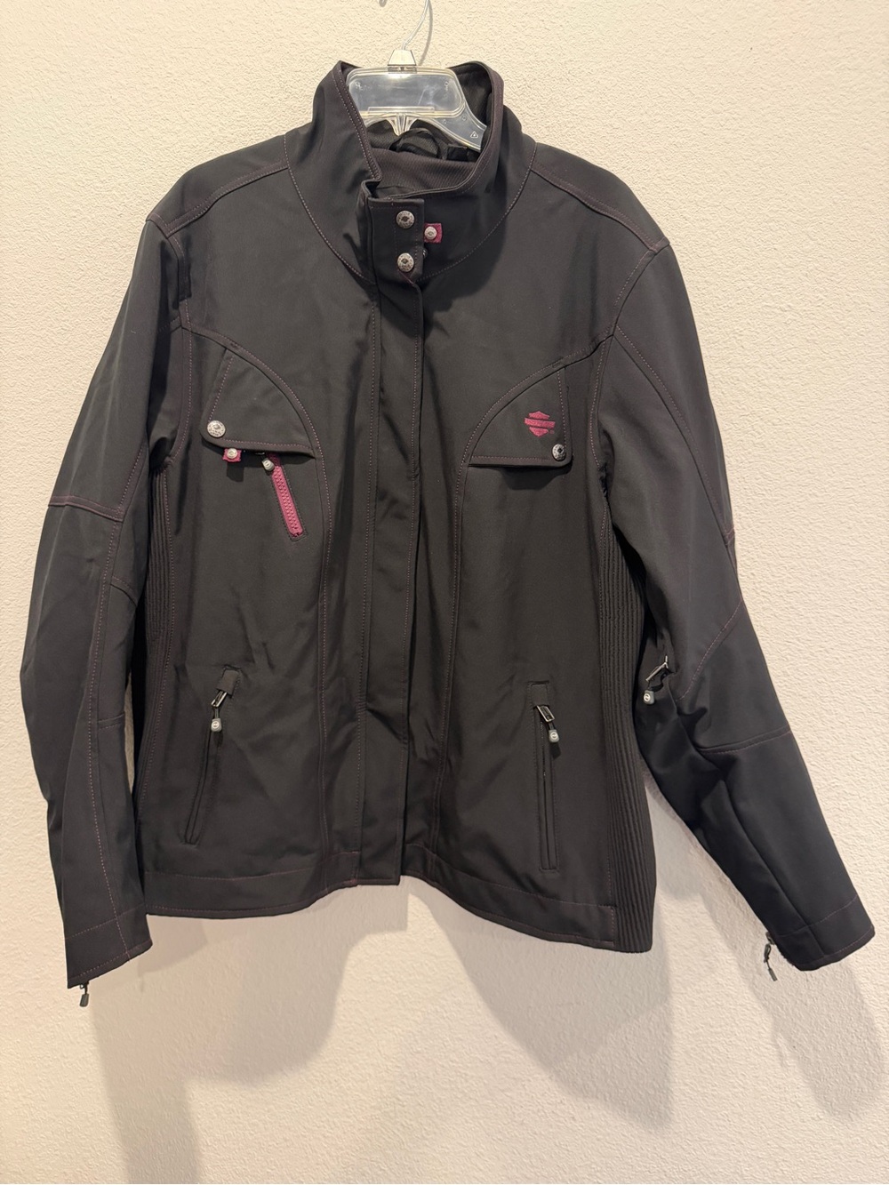 Harley-Davidson Women's Rosslyn Insulated Riding Jacket Black Purple Size 2W Xxl